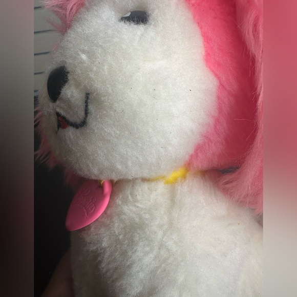 Vintage 1982 Mattel Poochie 7" Stuffed Plush with Pink Heart Collar - Picture 5 of 10